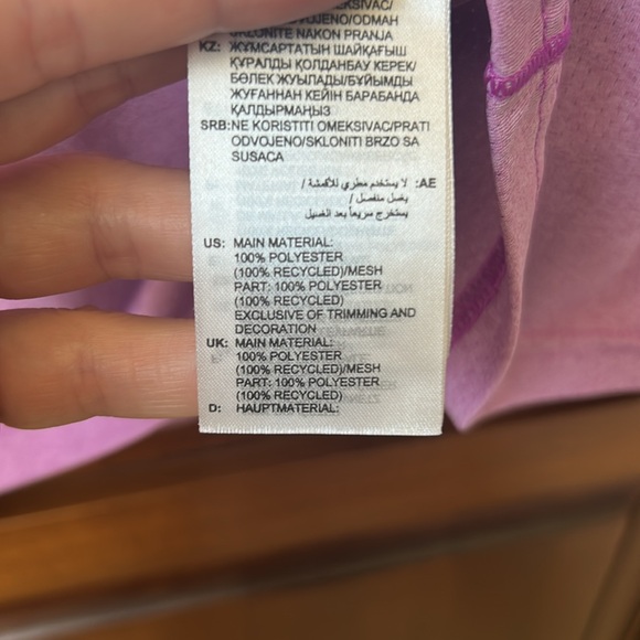 Adidas Lavender Performance Tee - Picture 8 of 11